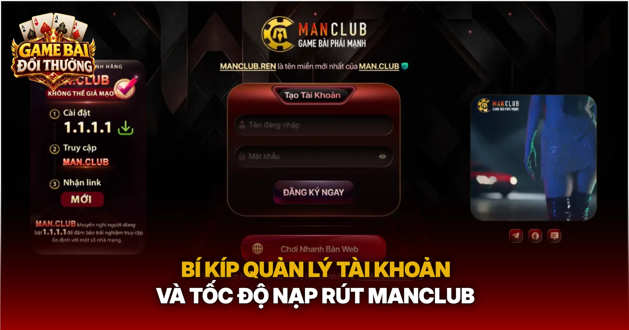 Bí Kíp Quản Lý Tài Khoản Và Tốc Độ Nạp Rút Manclub