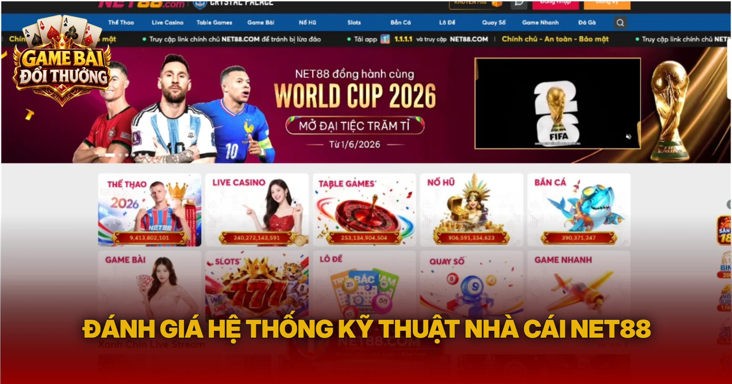 Đánh Giá Hệ Thống Kỹ Thuật Nhà Cái Net88